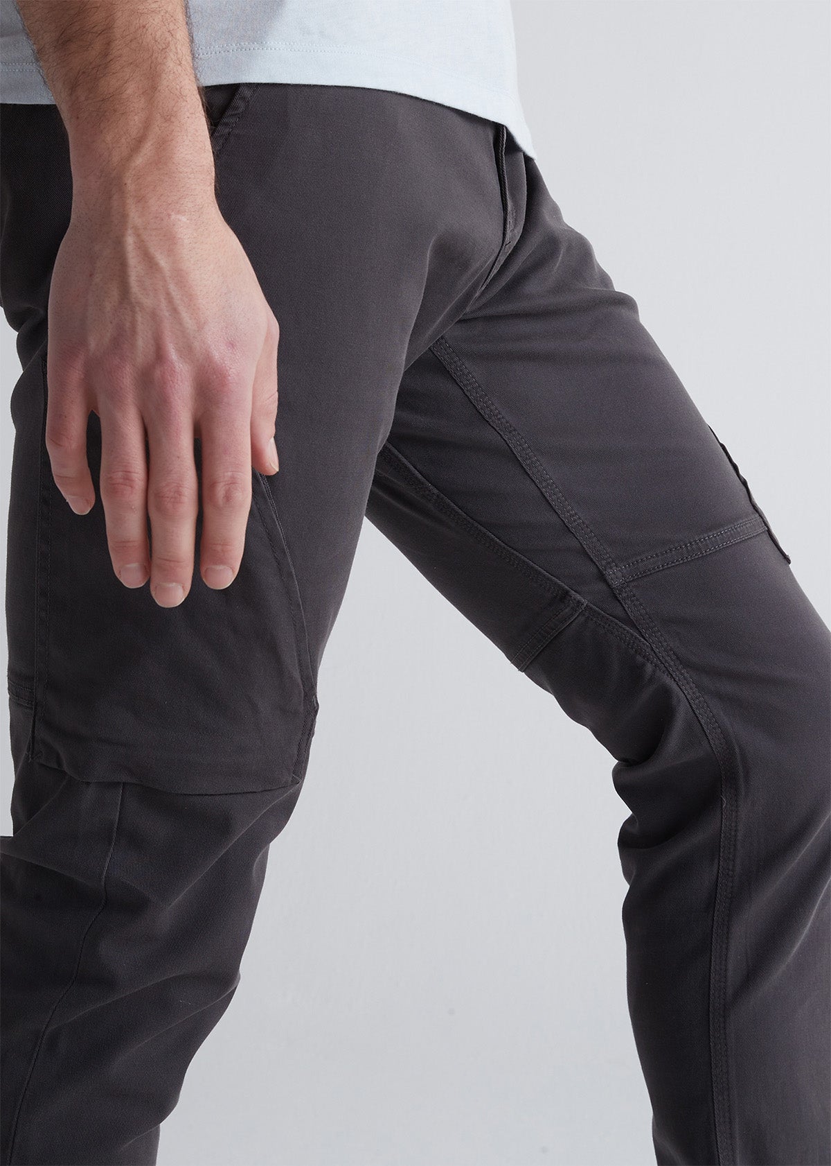 Mens Charcoal Grey Athletic Water Resistant Pant