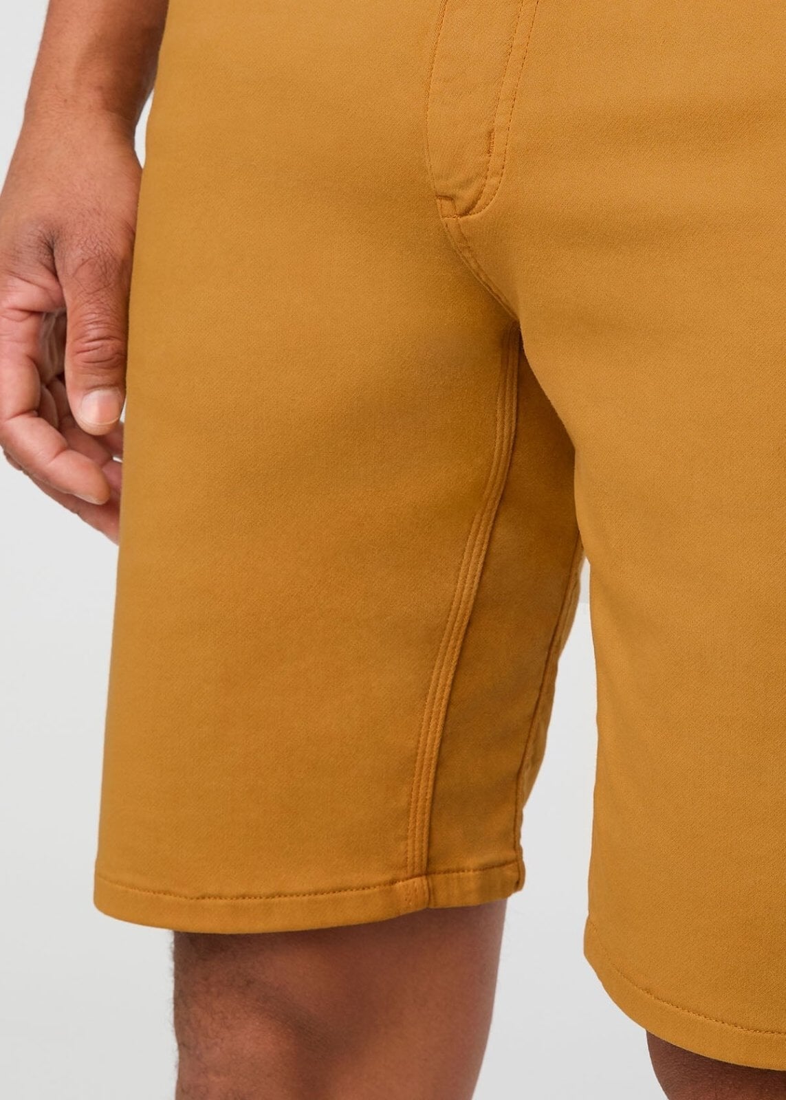 mens orange relaxed fit performance short gusset