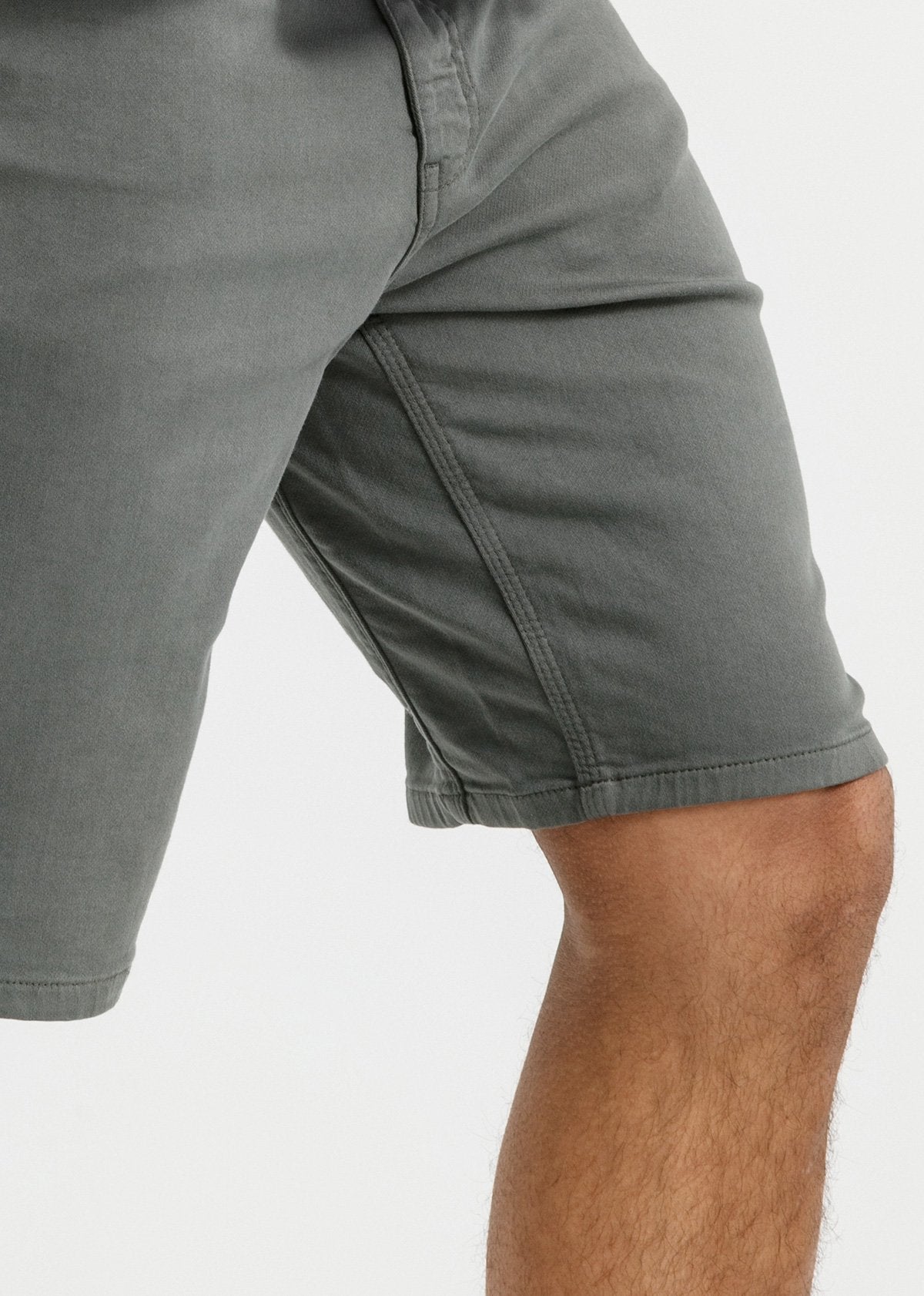 men's grey relaxed fit stretch short gusset detail