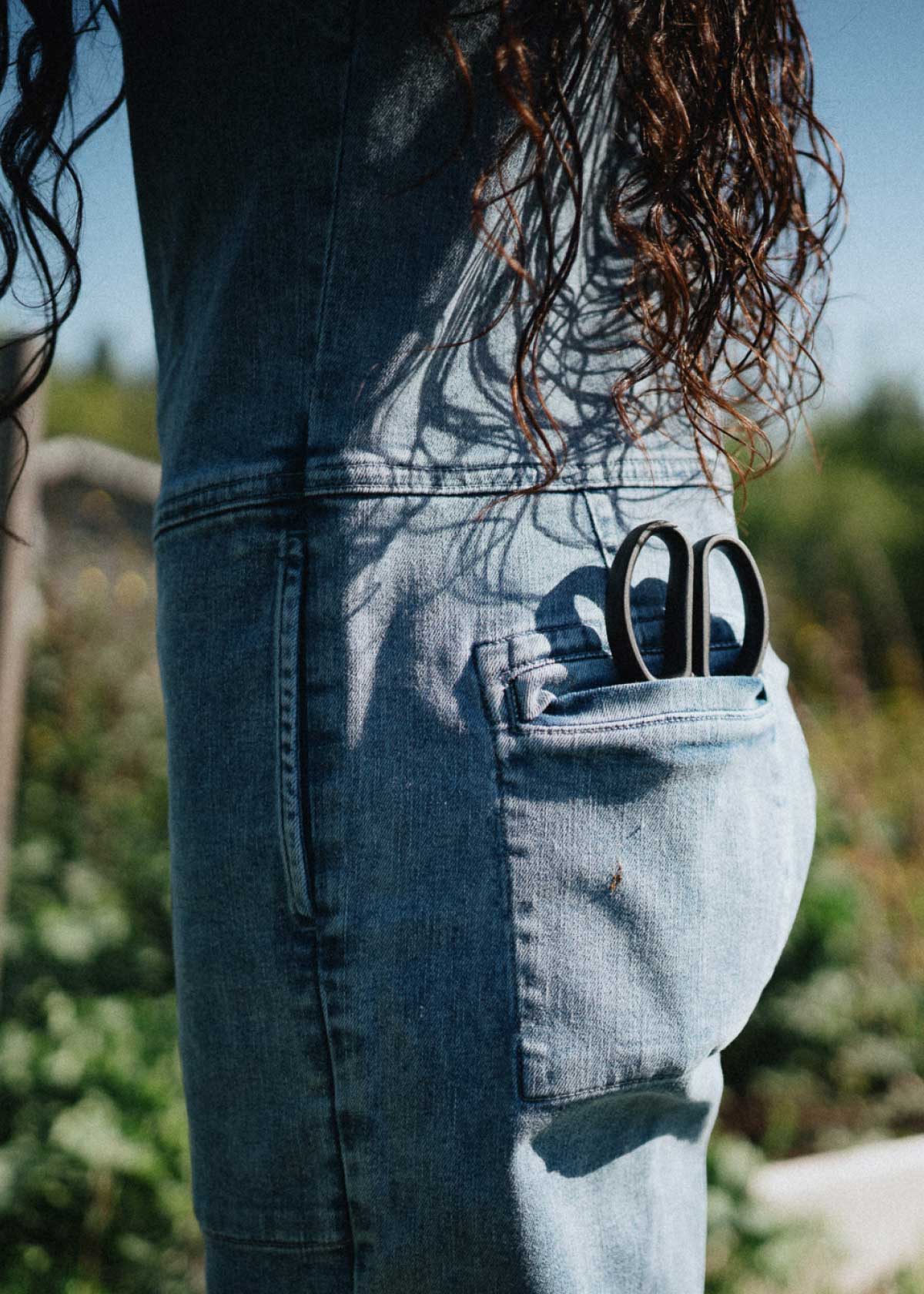 Women's Stretch Denim Jumpsuit1