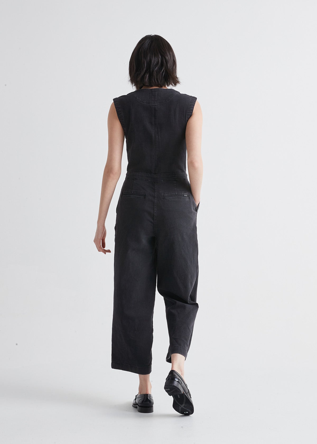 Lucie Wide-Leg Jumpsuit in Micro Daisy