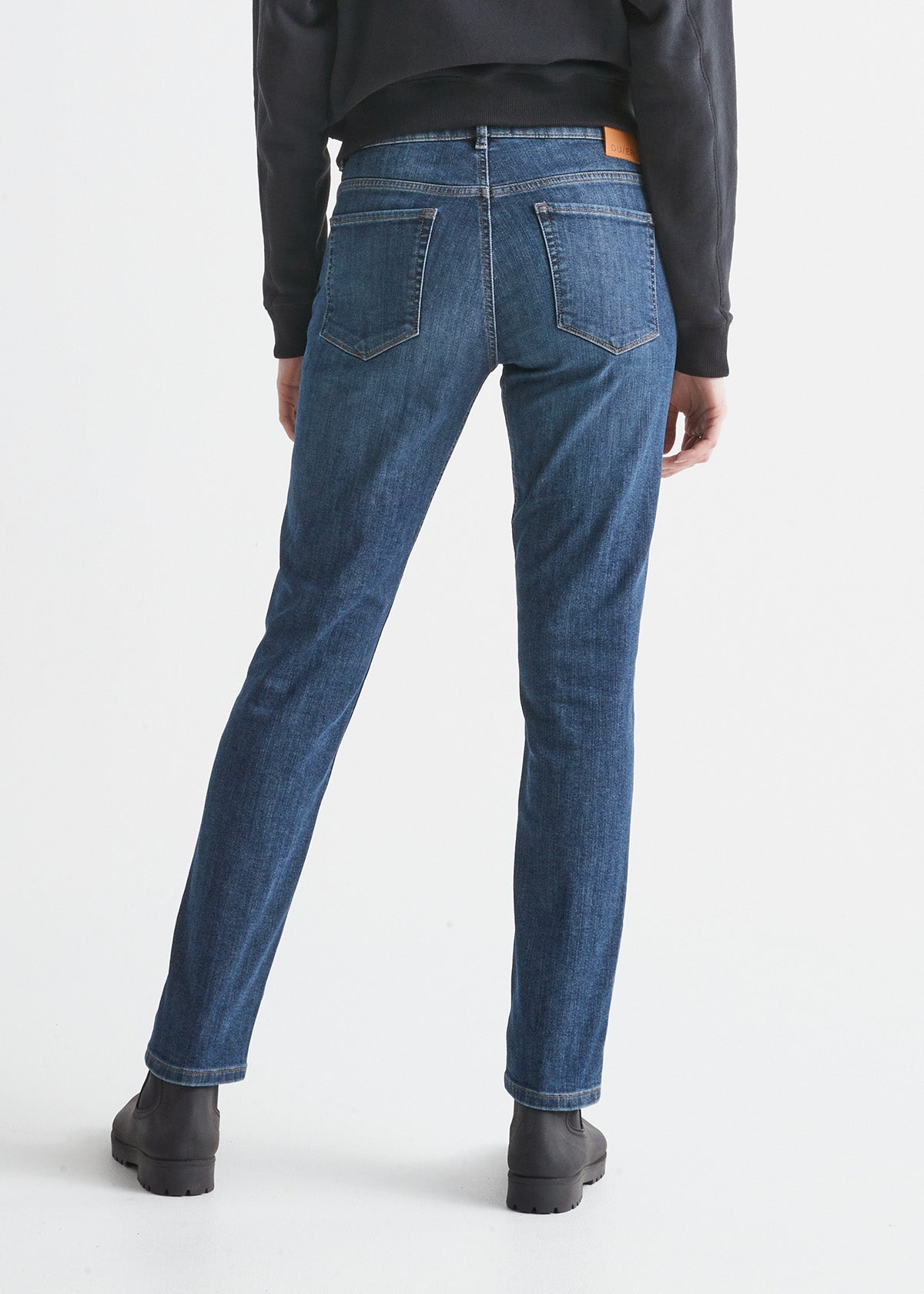 NEW DUER Jeans (31W/31L) Fleece Lined Dark Stone Fireside Skinny
