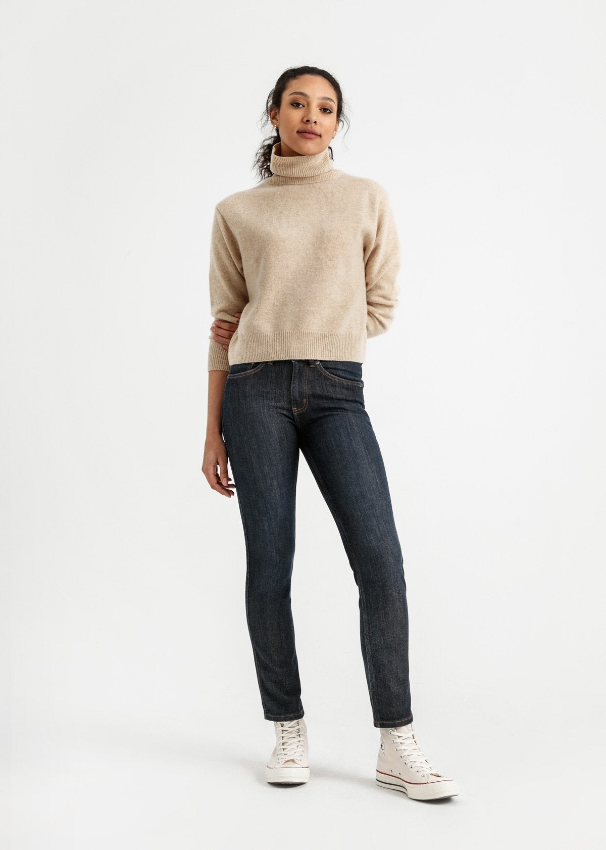 These Fleece-Lined Jeans from Duer Changed My Life