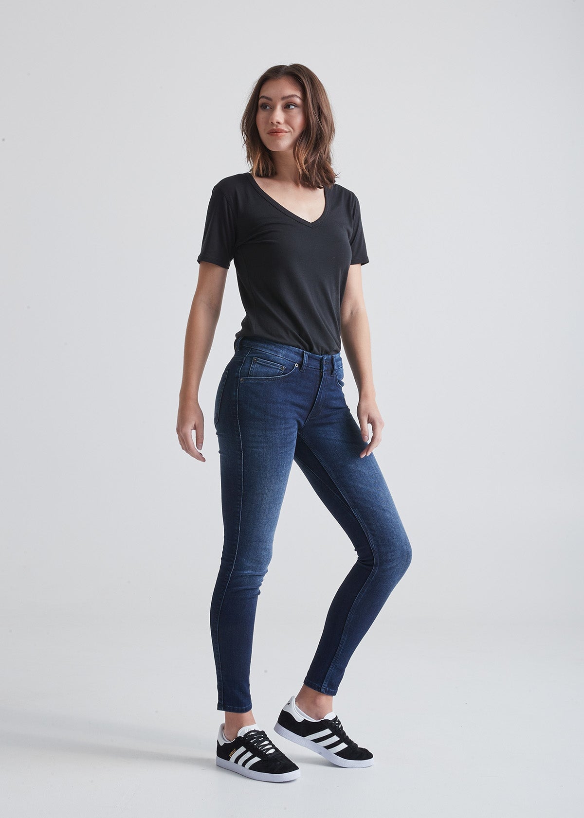 Skinny Fit Regular Denim Women's Jeans