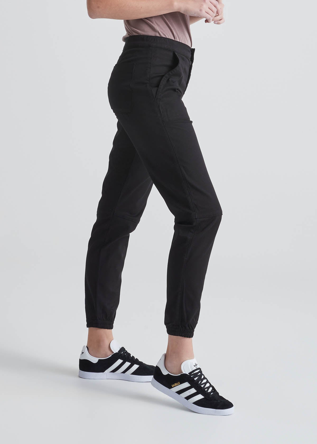 Womens Joggers | Black Dress Jogger Pants | High-Rise Activewear Pants