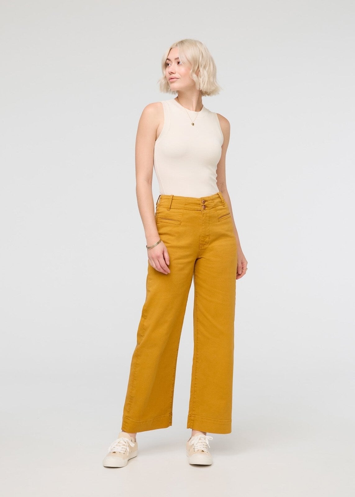 Buy MANGO Women Lemon Yellow Solid Ankle Length Trousers - Trousers for  Women 2472244 | Myntra
